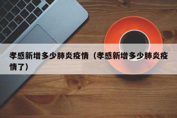 孝感新增多少肺炎疫情（孝感新增多少肺炎疫情了）